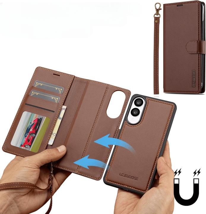 Produktbild LC.Imeeke Galaxy S25 Edge - L2 Serie Brieftasche und Hülle (Samsung Galaxy S25 Edge)