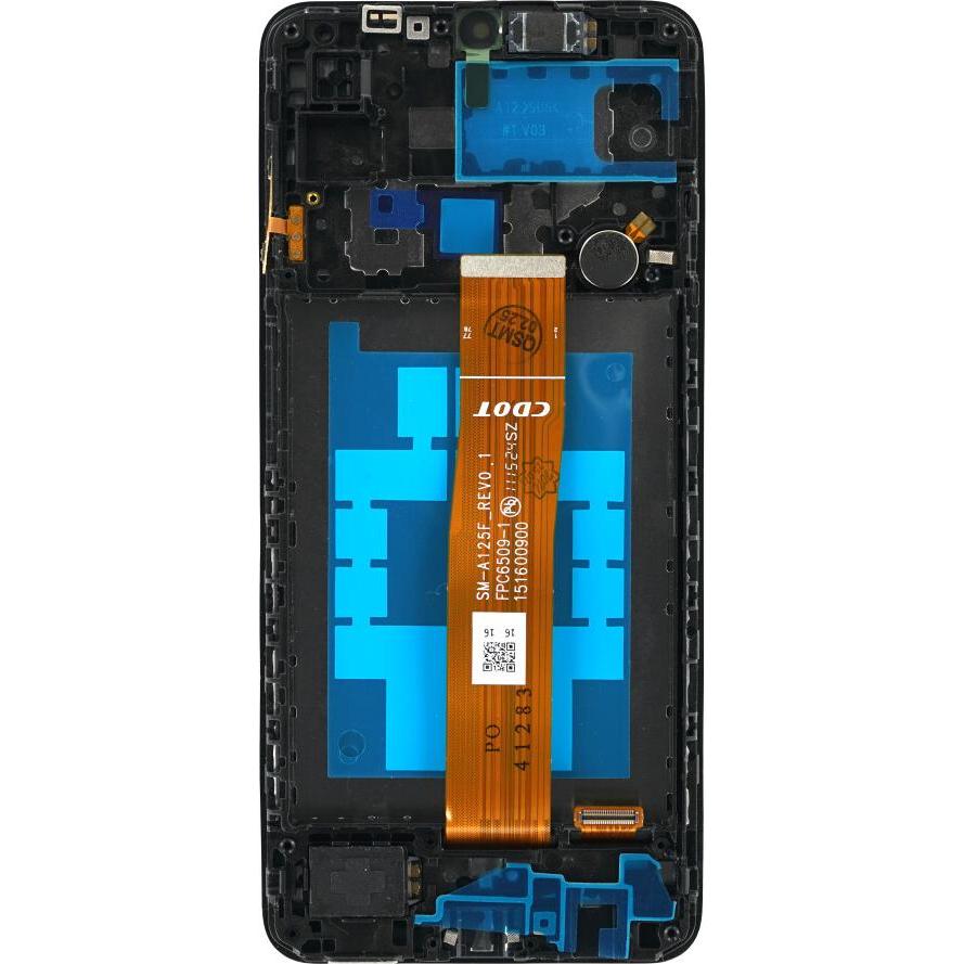 Thumbnail - OEM Display + Rahmen + Kleinteile (Kleber, Flex, Lautsprecher, Vibrator) SM-A125F Galaxy A12 (EU) sc (Display, Galaxy A1...