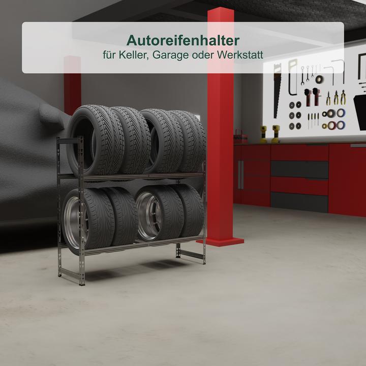 Actual product image Relaxdays Tyre rack