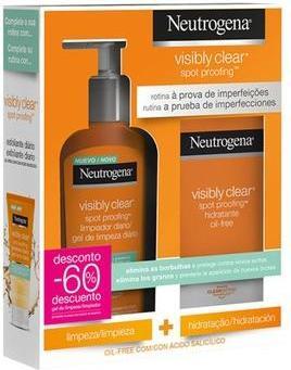 Immagine prodotto Neutrogena Spot Controlling Facial Moisturizer 50ml + Cleansing Gel 200ml (200 ml, Tonico per il viso)