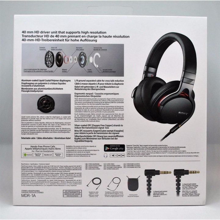 Produktbild Sony Mdr-1a (Kabelgebunden)