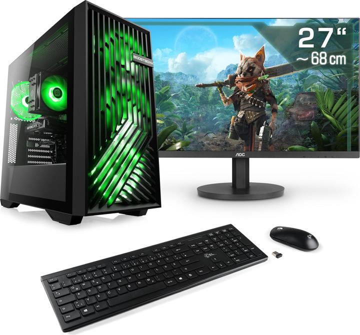 Image du produit CSL Gaming PC M11420H, QWERTZ Layout (DE) (1000 Go, 32 Go, Intel Core i7-14700F, GeForce RTX 4070 Super)