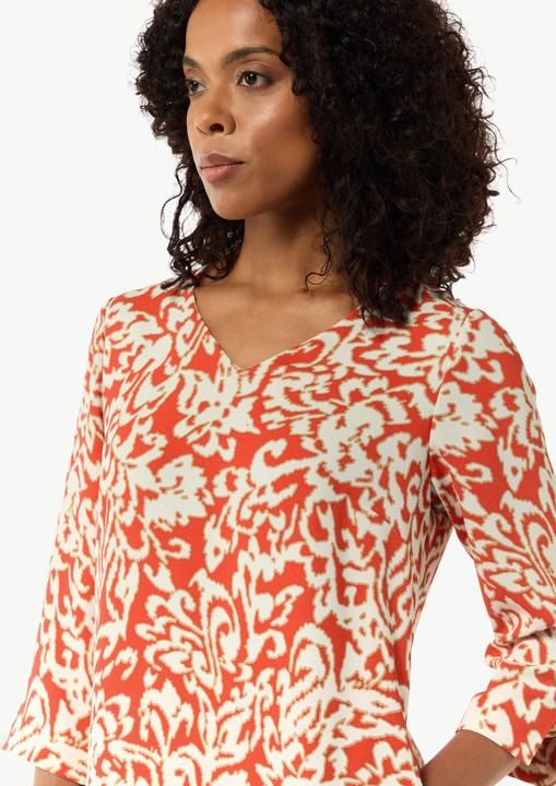 Image du produit Comma Kleid Gemustertes Kleid aus Crêpe (40)