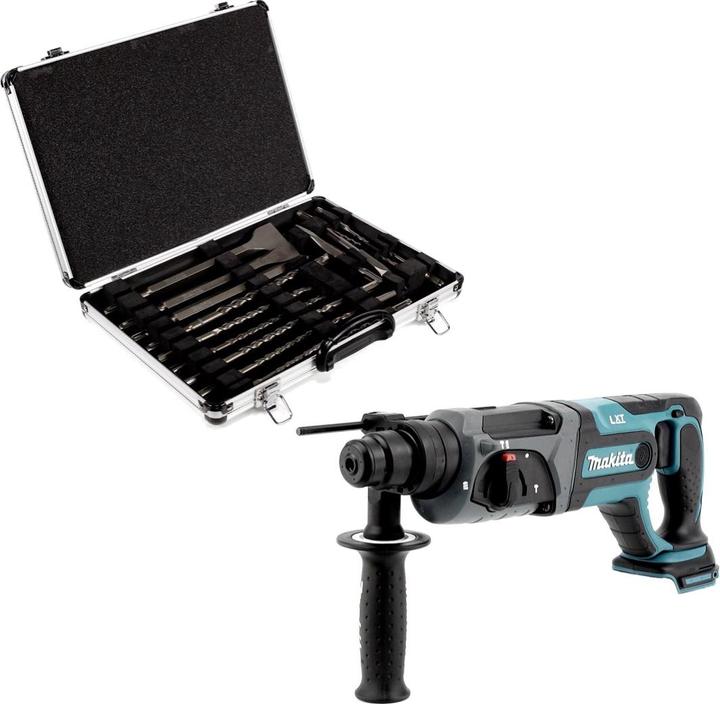 Produktbild Makita DHR 241 Z 18 V Li-Ion Akku Bohrhammer mit SDS-Plus Aufnahme Solo + D-42444 SDS-Plus
