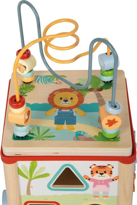 Actual product image small foot Motor Activity Cube "Jungle Friends"