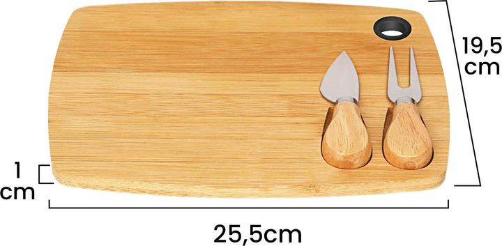 Actual product image Cheffinger Käsebrett 3-teilig Praktisch