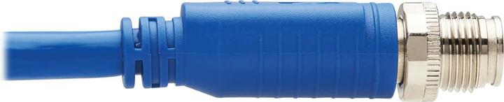 Produktbild Eaton M12 X-Code Cat6a 10G F/UTP CMR-LP Shielded Ethernet Cable Right-Angle M/M IP68 PoE B (UTP, CAT6a, 5 m)