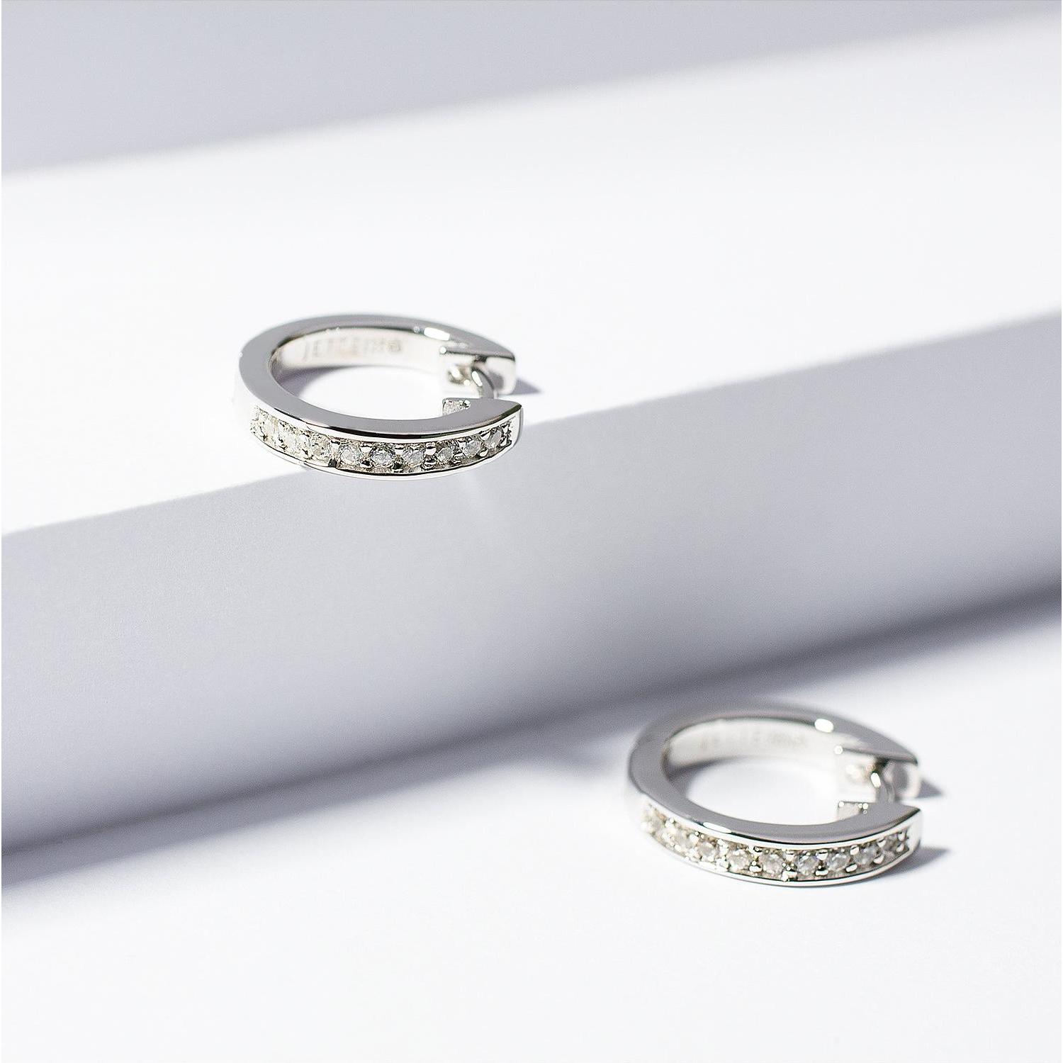 Thumbnail - Jette, Ohrringe, Creolen ENDLESS, (925er Silber rhodiniert)