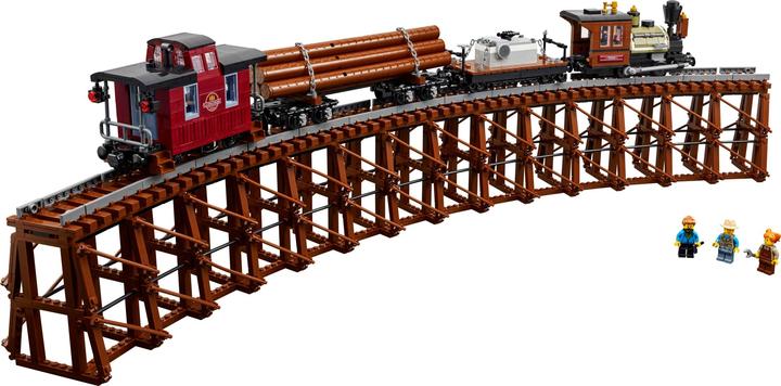 Produktbild LEGO Bricklink Baumfäller-Eisenbahn (910035)