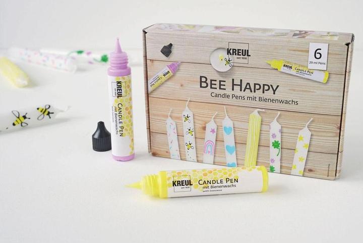 Image du produit Kreul Bee Happy (Jaune, Vert, Rose, Noir, Bleu clair, 174 ml)