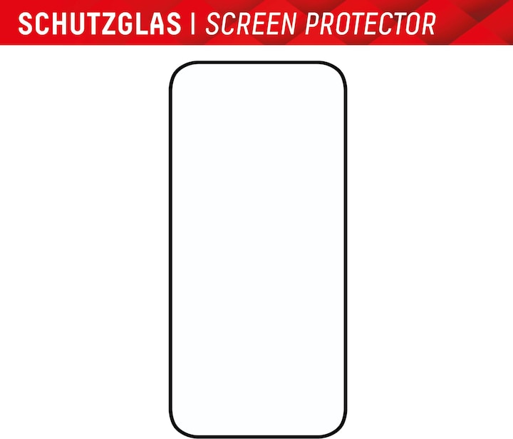 Produktbild Displex Real Glass, Full Cover Panzerglas (1 Stück, Apple iPhone 15 Plus, Apple iPhone 15 Pro Max)
