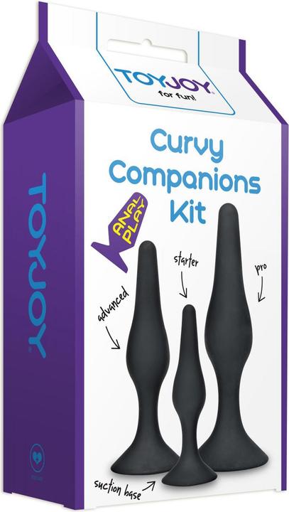 Actual product image ToyJoy Curvy Companions Kit 3Pcs