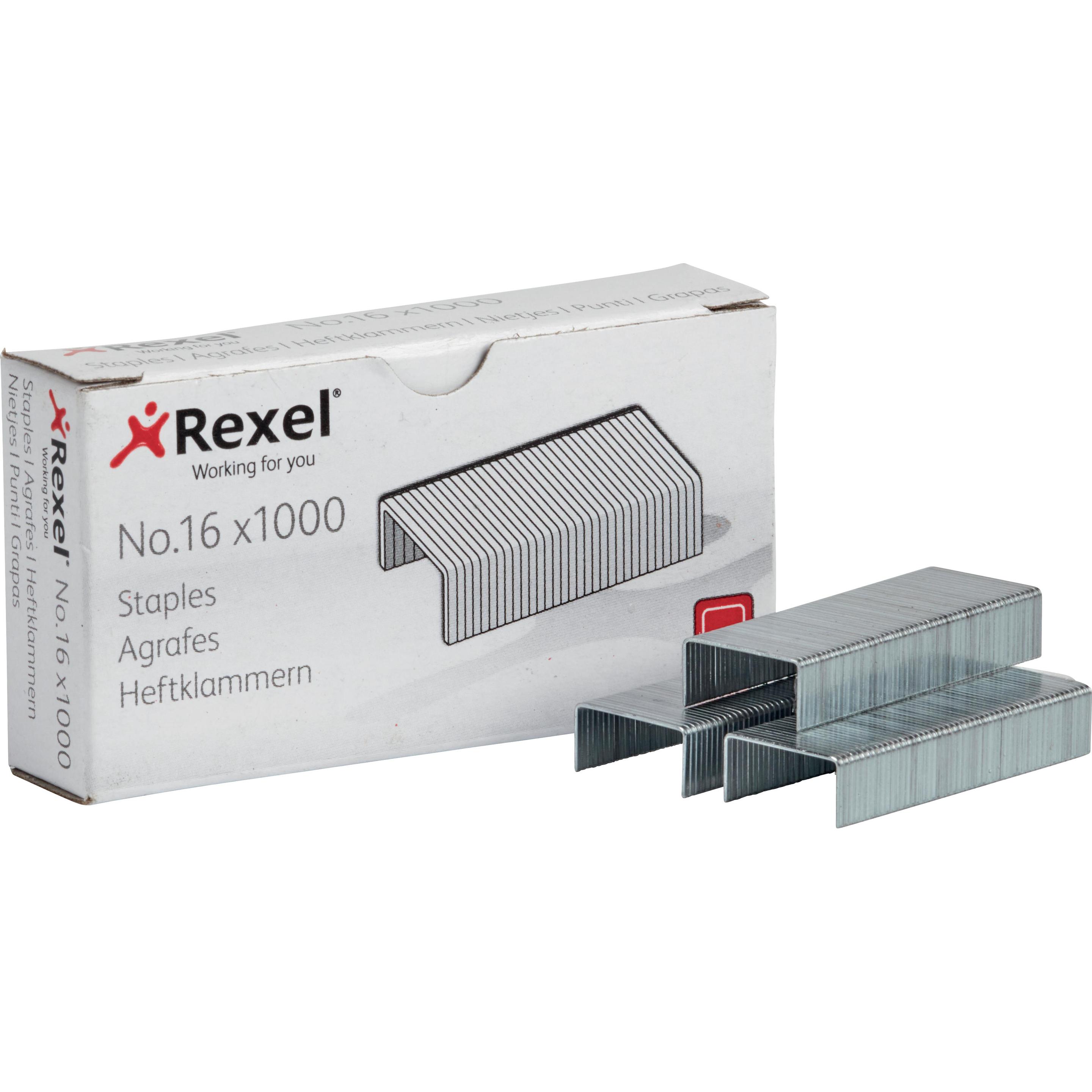 Thumbnail - Rexel, Büroklammer, Heftklammern Nr. 16 (1000 x)