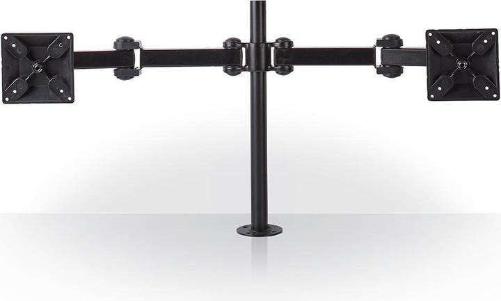 Actual product image Nedis Dual monitor mount - table mount for 14 to 24 inch two (Table, 24.02")