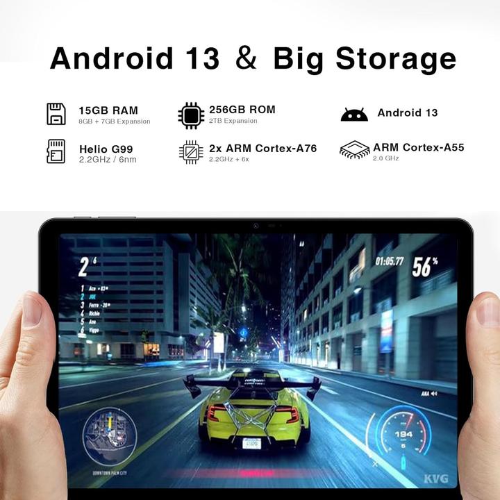 Actual product image Doogee T30 Pro (Tablette 4G - 11", 256 Go, 8 Go RAM) Gris (4G, 11", 256 GB, Grey)