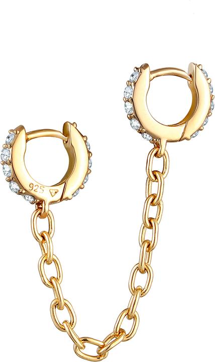 Immagine prodotto Elli Creolen mit Kristallen (Argento)
