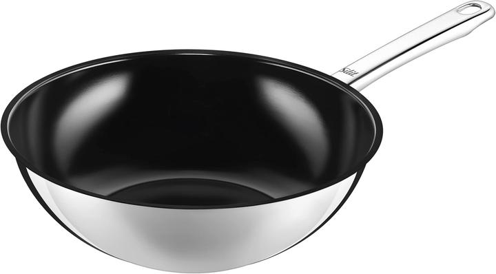 Silit Wokpfanne Wuhan (28 cm, Wok Pfanne, Edelstahl)