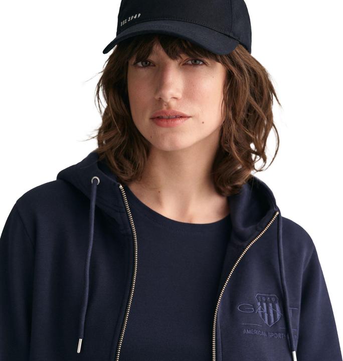 Actual product image GANT Regular Tonal Shield Zip Hoodie (XS)