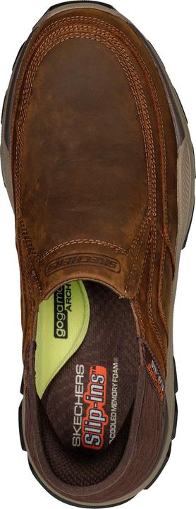 Actual product image Skechers Men's slip-on shoes Sporty rubber sole brown (42.5)