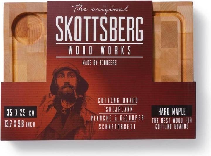 Actual product image Skottsberg Cutting board 35 x 25 x 3.5 cm, maple wood, face wood