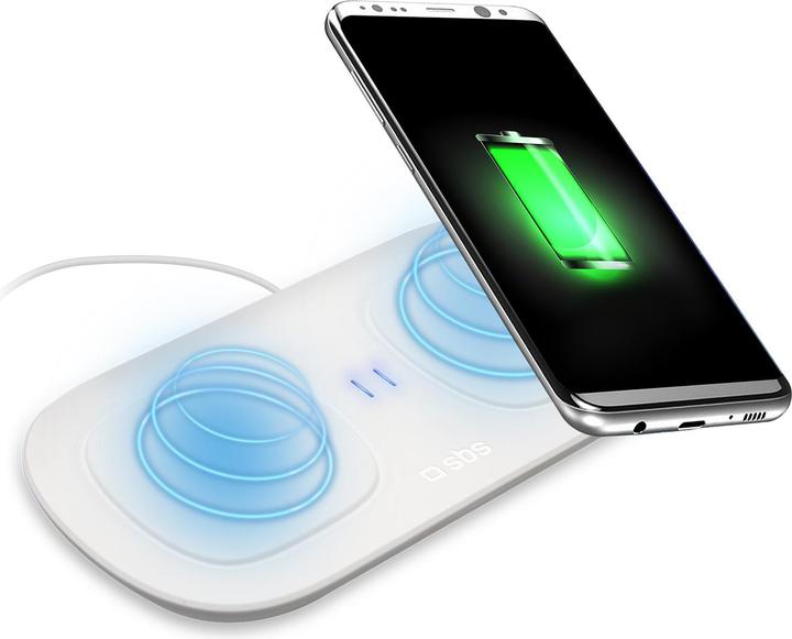 Immagine prodotto SBS Stazione di ricarica senza fili per 2 dispositivi 5W + 5W (10 W)