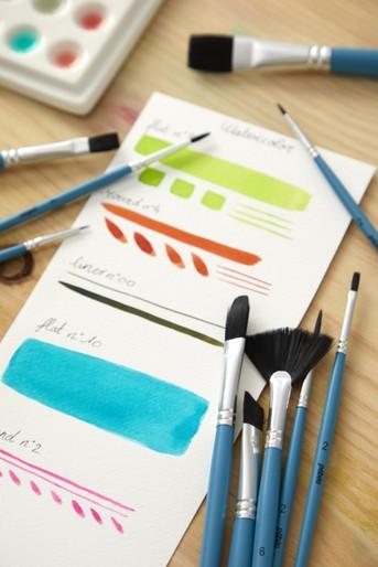 Actual product image Pebeo 12 different aqua brushes