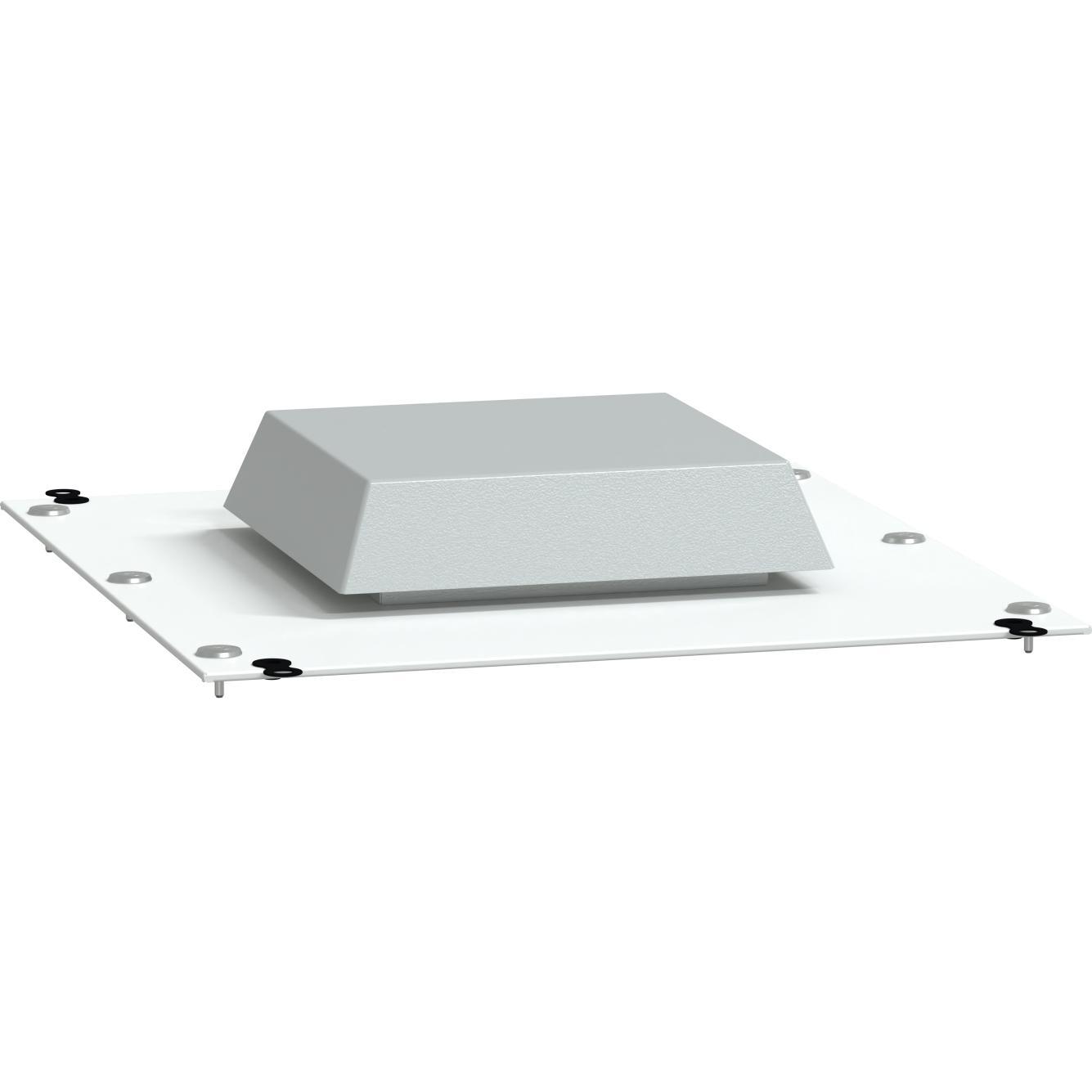 Schneider Electric PrismaSeT-P, Dach, für Lüfter,IP31,Breite=650mm,Tiefe=400mm Inhalt: 1St., Serverschrank Zubehör, Weis...