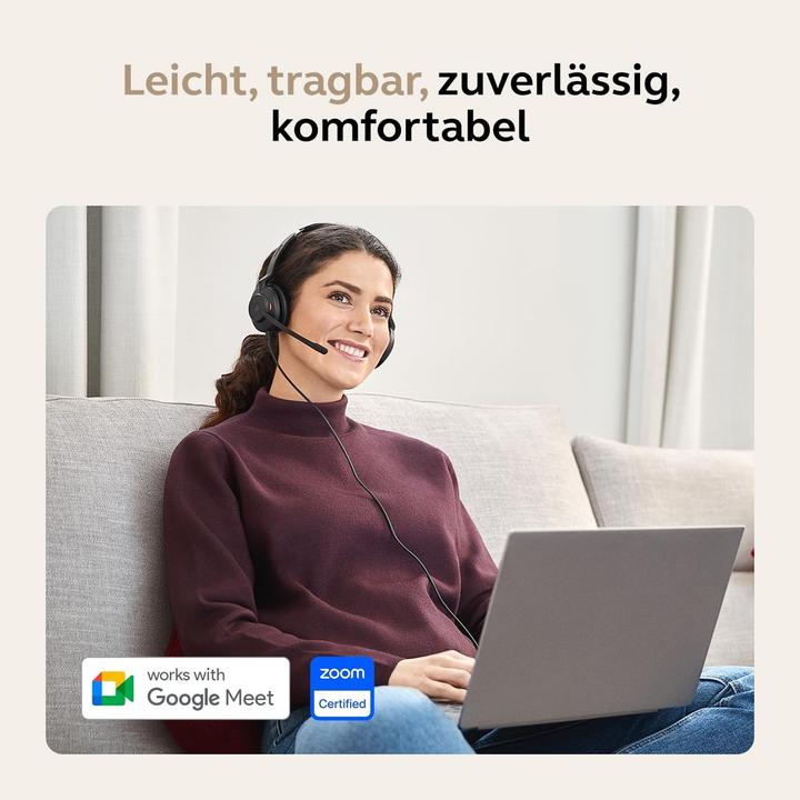 Actual product image Jabra EVOLVE2 30 SE USB-A UC (Cable, USB-A, Unify)