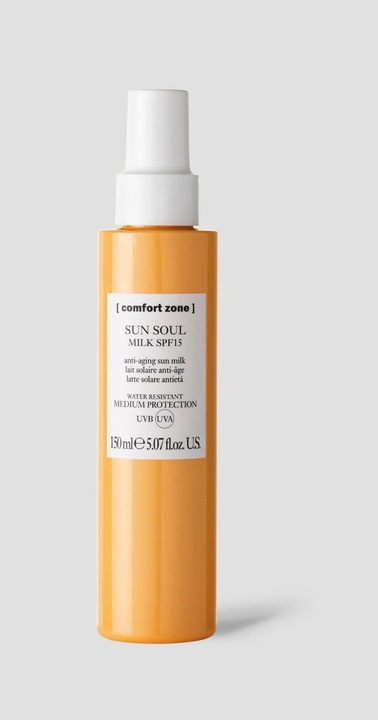 Actual product image Comfort Zone Sun Soul Milk Spf15 (150 ml) (Suntan lotion, SPF 15, 150 ml)