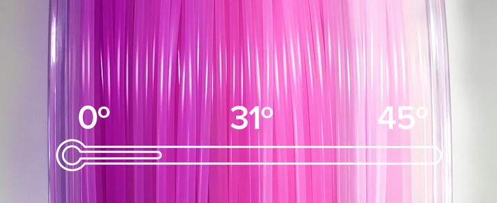 Produktbild Polymaker PolyLite PLA (1.75, 1 kg) (1.75 mm, 1000 g, Transparent, Violett, Rosa)