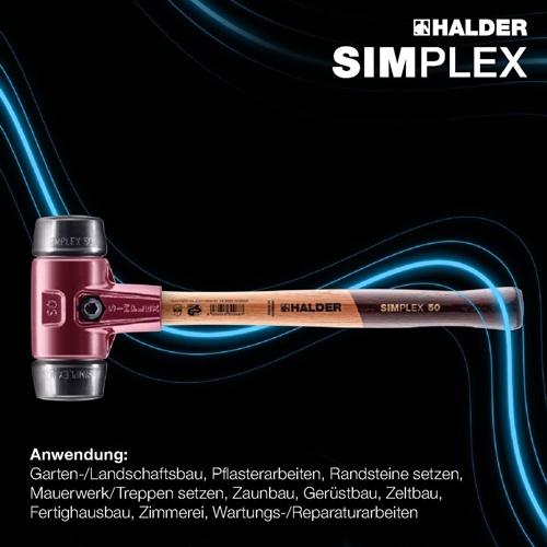 Produktbild Halder SIMPLEX-Schonhammer 60 GUMMIKOMPOSITION TE SIMPL (1550 g)