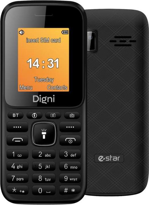 Estar Téléphone portable Digni Mini, 32 MB, noir (1.77", 0.30 Mpx)