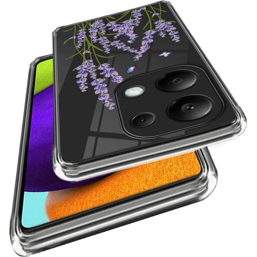 Thumbnail - Cover-Discount Poco M6 Pro / Redmi Note 13 Pro 4G- Transparente Hülle mit schönem Motivdruck (Xiaomi Redmi Note 13 Pro 4...