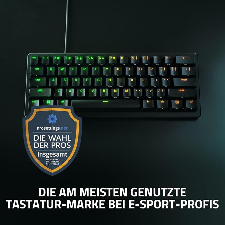 Actual product image Razer Huntsman V3 Pro Mini (Germany, Cable)