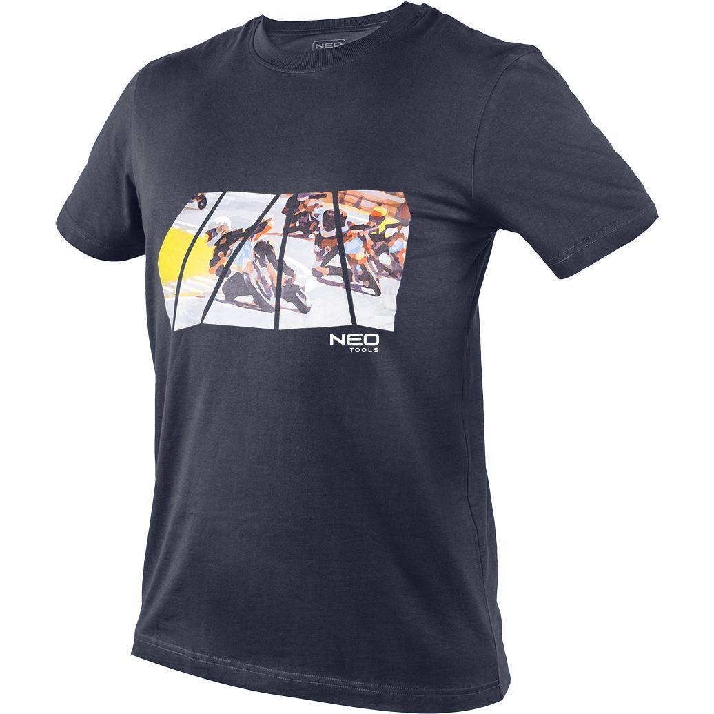 Neo, Uomini, Maglietta, Bedrucktes T-shirt, Motorrad, Grösse XXL, (XXL)