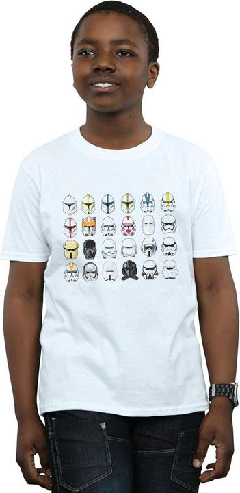 Immagine prodotto Star Wars Trooper Helmets Maglietta Ragazzi (140, 146)