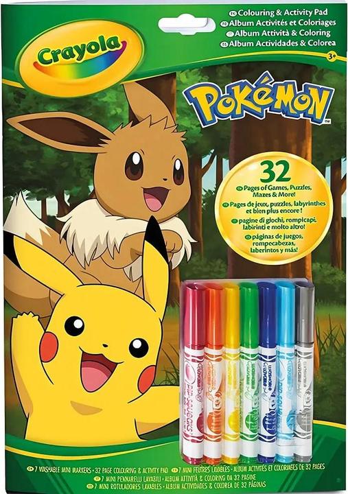 Productafbeelding Crayola Creatief Pokemon Activiteitenalbum en