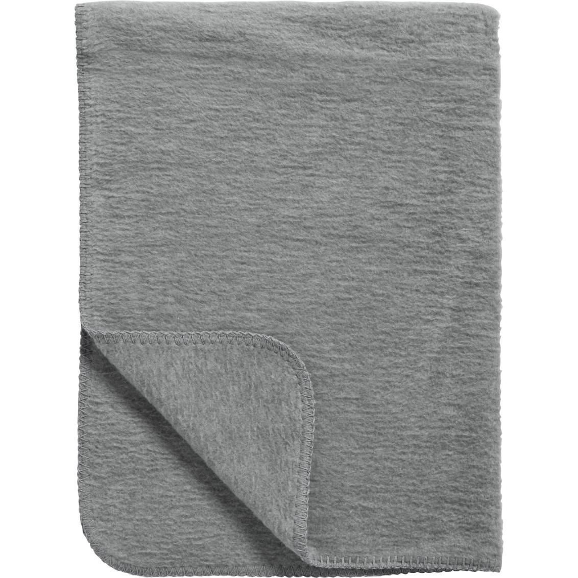 Meyco, Babydecke, Babydecke gewebt Uni - grau - 75x100cm