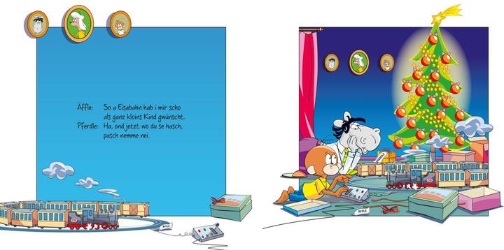 Image du produit Äffle & Pferdle: A scheene Bescherung! (Allemand, Heiko Volz, Roman Lang, 2023)