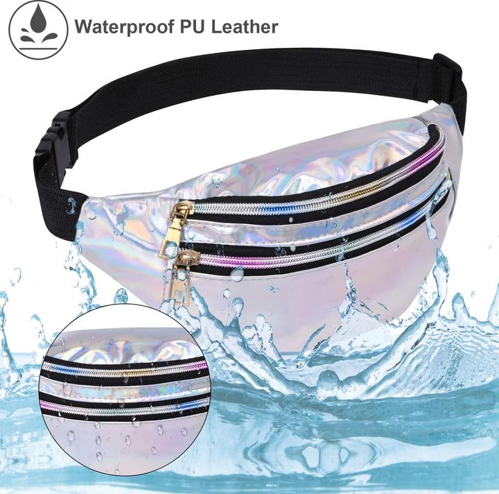 Produktbild Only-Bags.Store Gürteltasche, Fanny Pack Fashion Wasserdicht, Fanny Pack Gürteltaschenfächer mit 3 Fächern