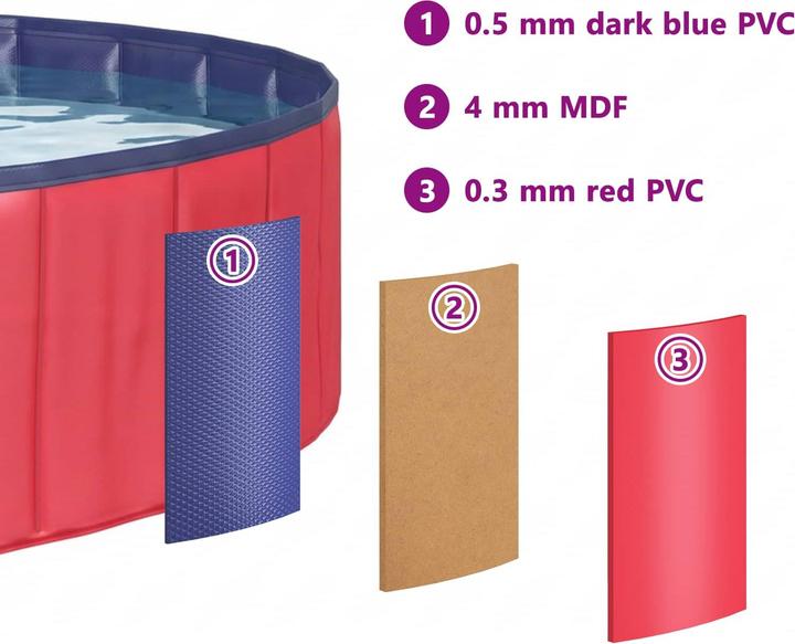 Produktbild vidaXL Hundepool (Hundepool)