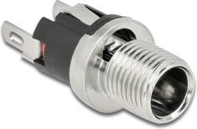 Delock Connector DC 5.5 x 2.1 x 12.0 mm female for installation solder version