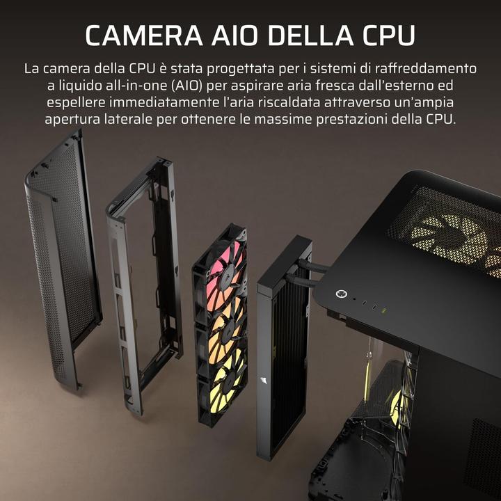 Actual product image Corsair AIR 5400 RS-R ARGB (ATX, Micro ATX (mATX), Mini-ITX)