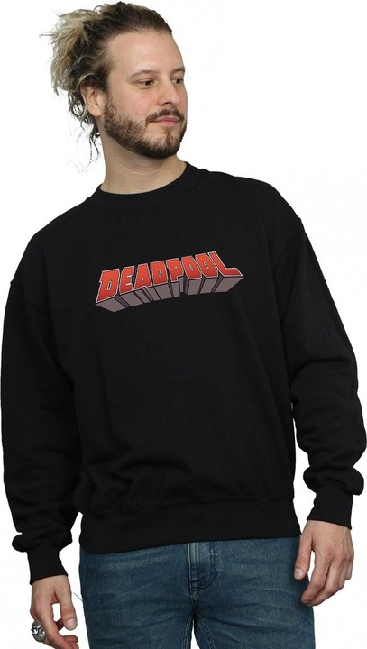 Produktbild Deadpool Text Logo Sweatshirt (L)