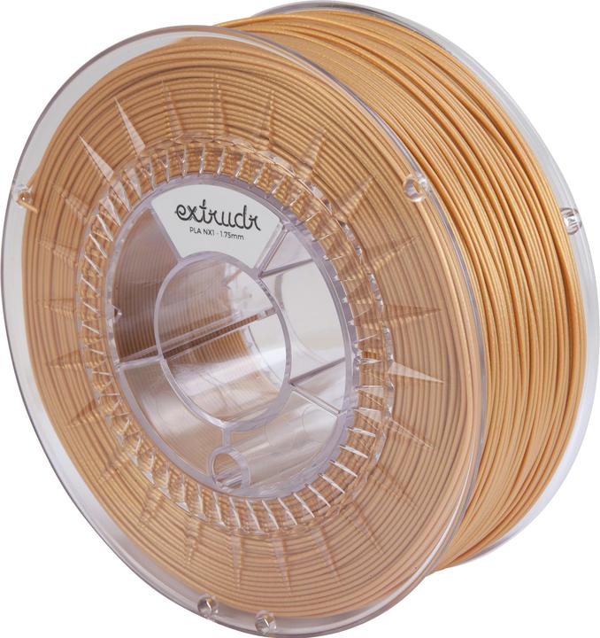 Image du produit Extrudr PLA NX1 Or 1,75 mm 2.500 g (PLA, 1.75 mm)