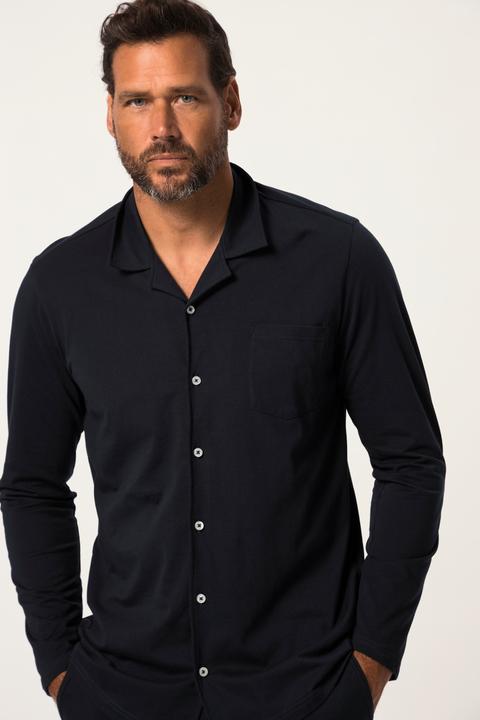 Actual product image JP1880 Pyjamas, homewear, OEKO-TEX, two-piece, long-sleeved top, lapel (5XL)