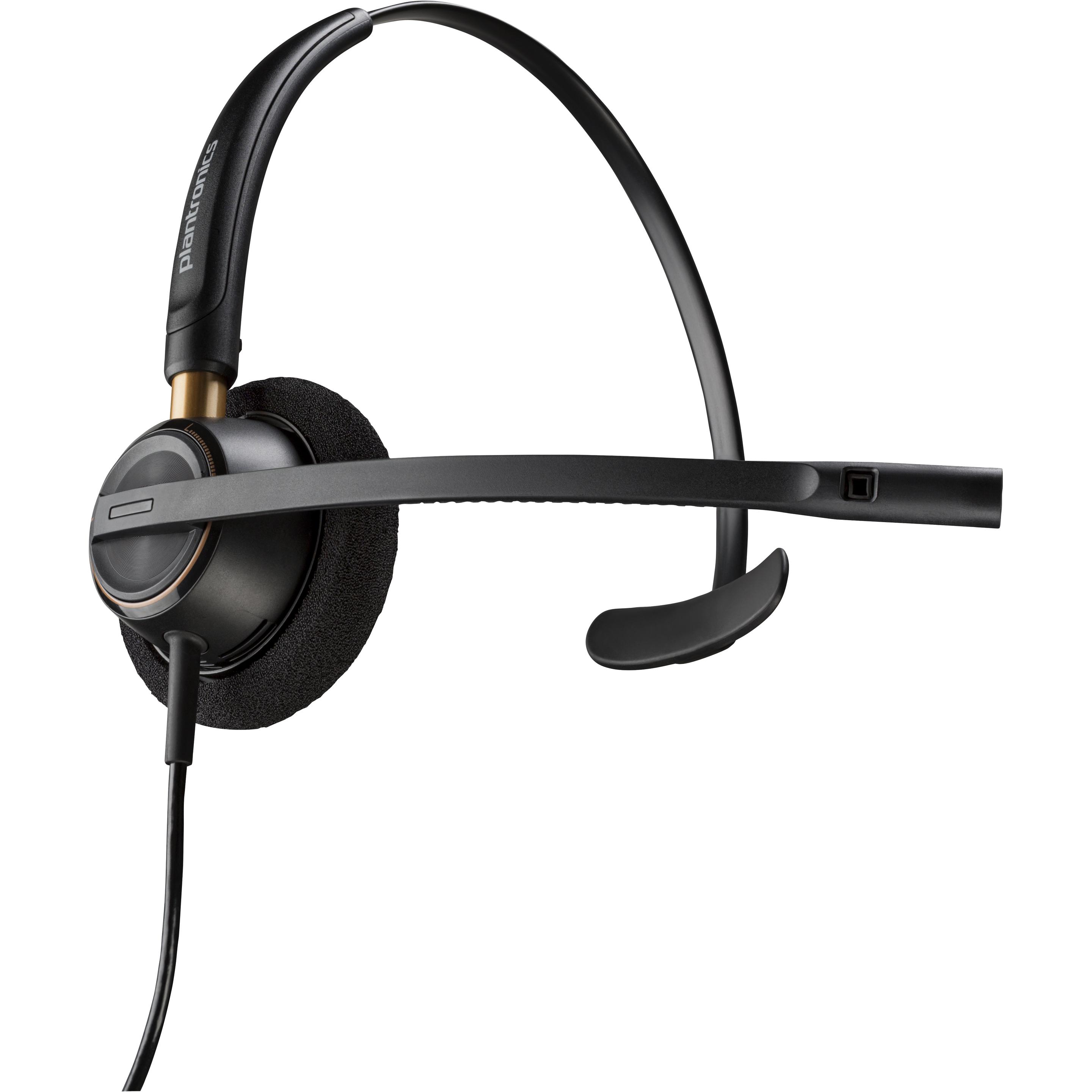 Poly HP EncorePro HW510D Headset, Wired, Calls/Music, 54.6 g, Headset, Black (Kabelgebunden), Office Headset, Schwarz