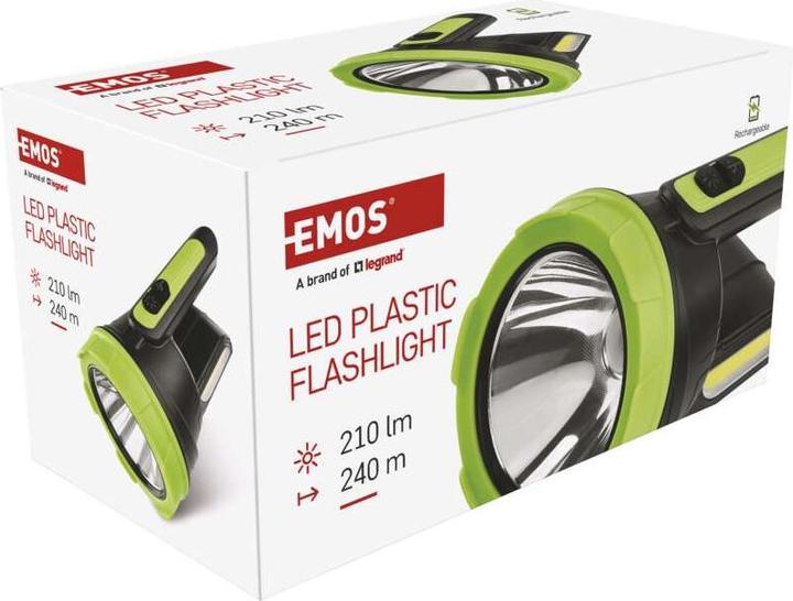 Actual product image Emos LED rechargeable lamp, 210 lm, 1 800 mAh (20 cm, 210 lm)