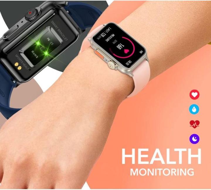 Produktbild Smartwatch SmartWatch RNCF06 pomarańczowy silikon BT Call (44 mm)