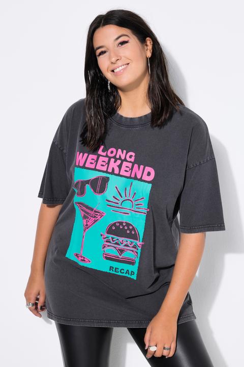 Produktbild Studio Untold T-Shirt, oversized, Weekend Print (46, 48)